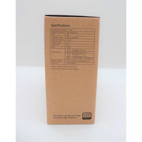 GooDee YG200 With YL Logo - Mini LED Pico Projector Yellow NEW - Picture 2 of 5